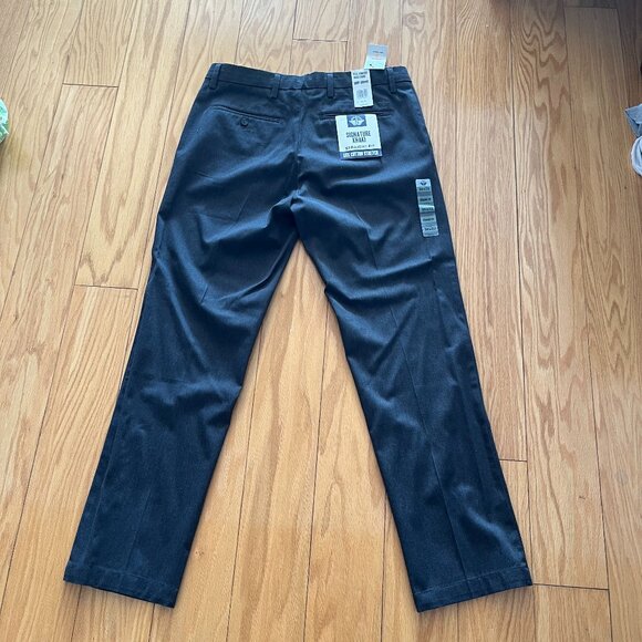 Brand New Dockers Men's Classic Fit Signature Lux Cotton Stretch Dark Gray 36x32 - Picture 3 of 4